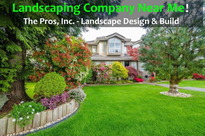 Find the Best Landscaping Company Near Me | THE PROS INC.